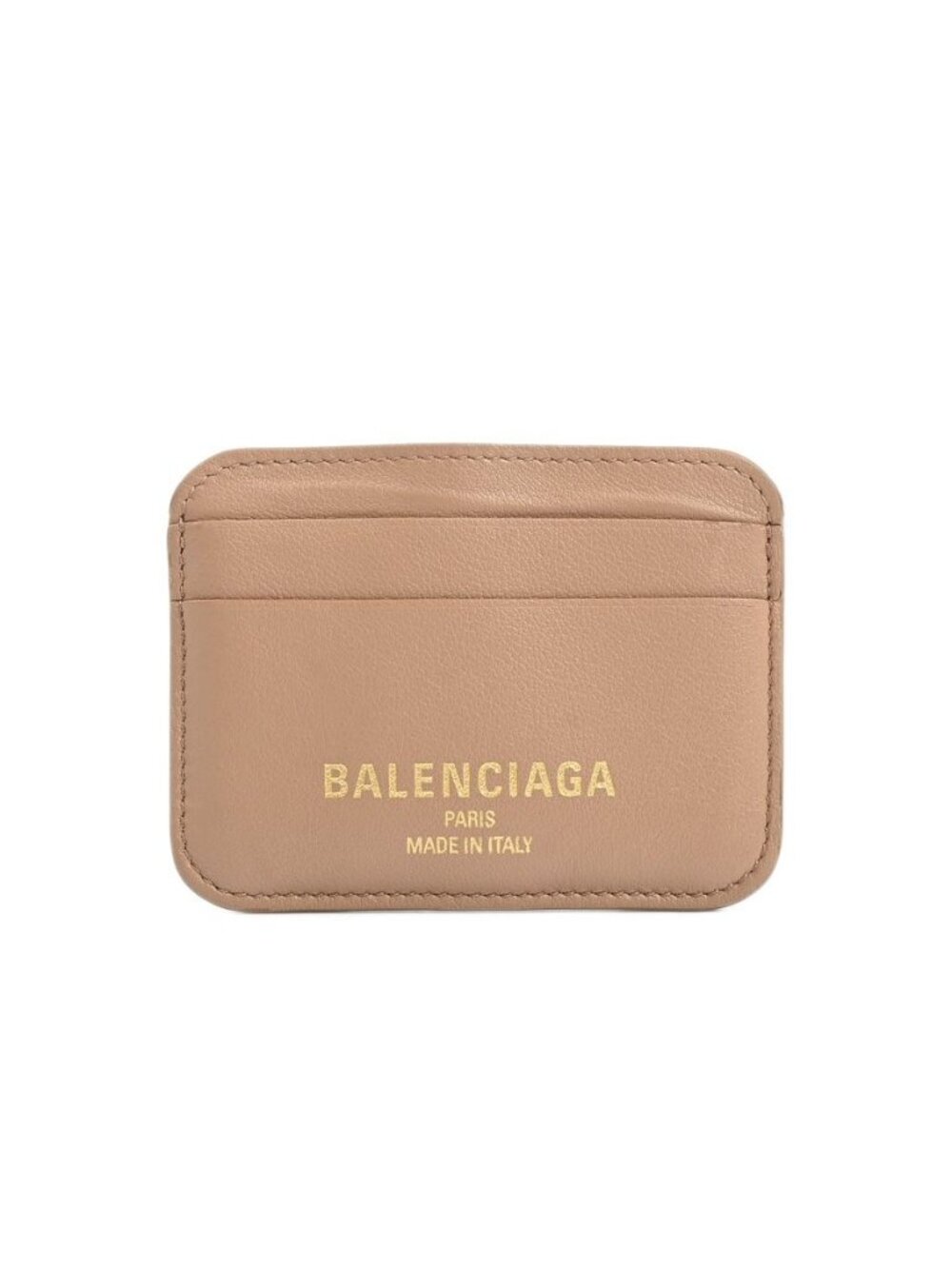 Balenciaga Card Case Holders Beige